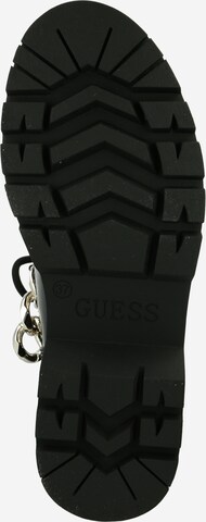 GUESS Schnürstiefelette 'Riplei' in Schwarz