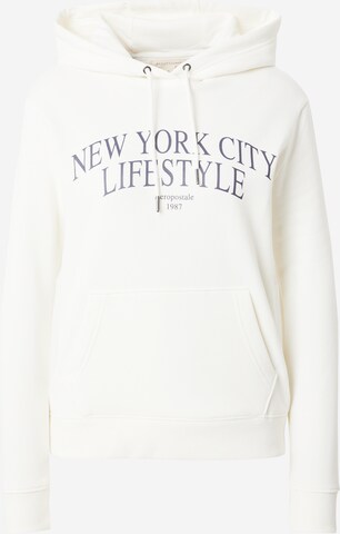 Sweat-shirt AÉROPOSTALE en blanc : devant