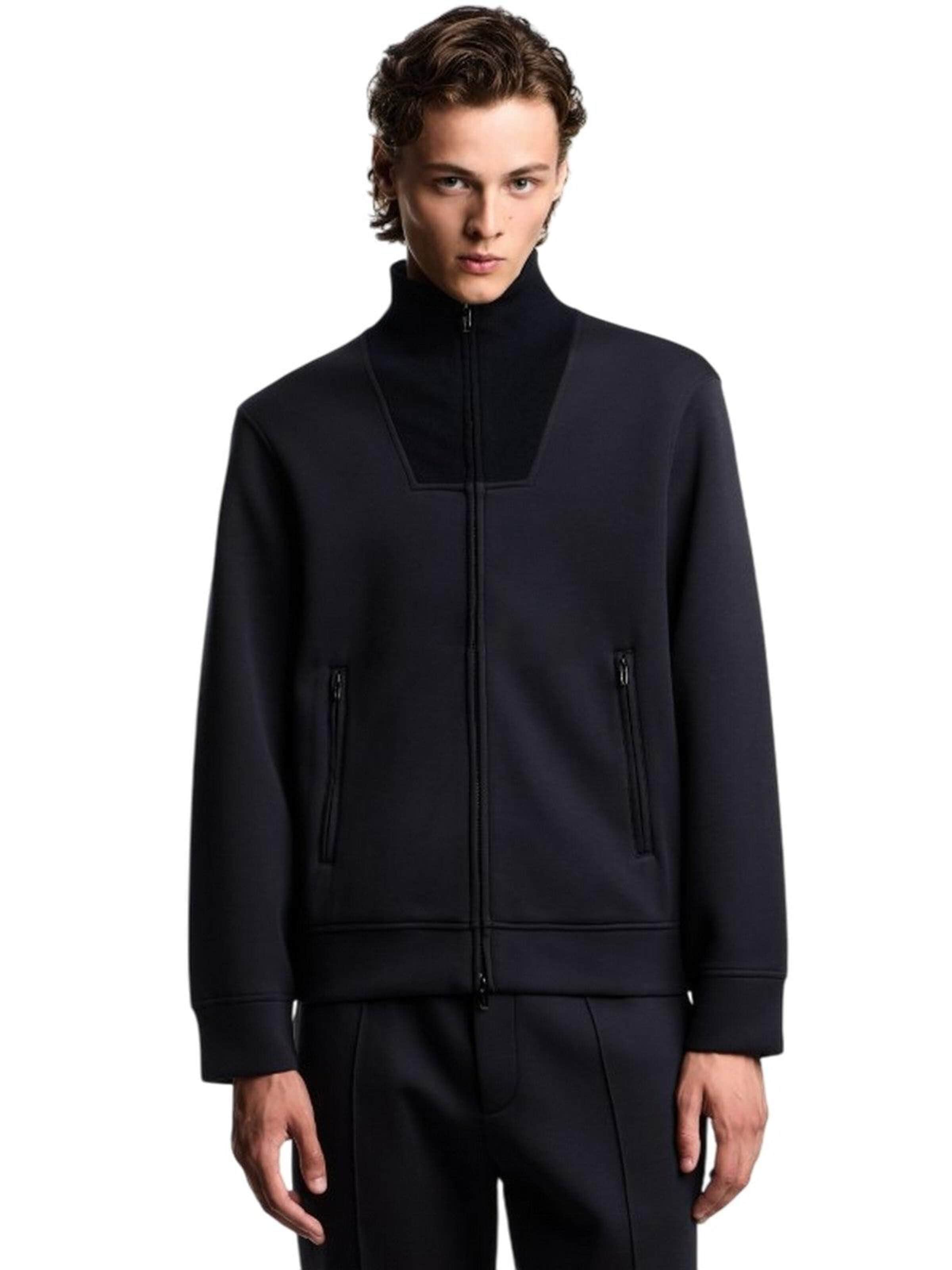 Emporio Armani Between-Season Jacket in Black: front