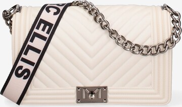 Sac à bandoulière Marc Ellis en blanc : devant