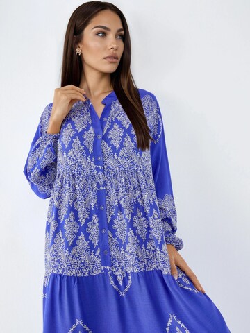 Hiccup Shirt dress in Blue