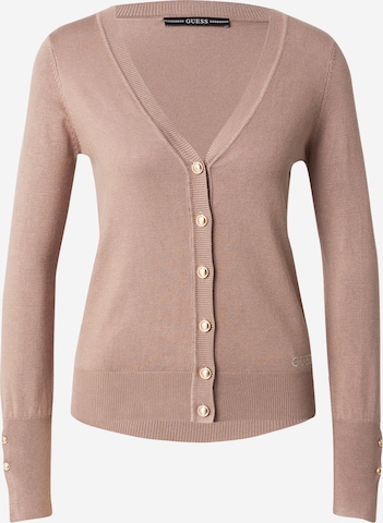 pilka GUESS Kardiganas 'ZENA': priekis
