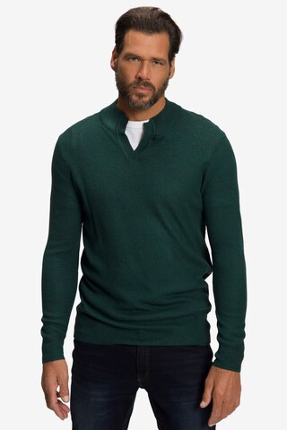 Pull-over JP1880 en vert : devant