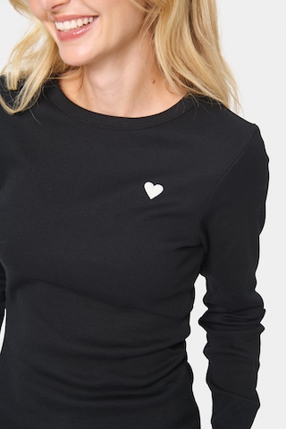 SAINT TROPEZ - Camiseta 'Ziste' en negro