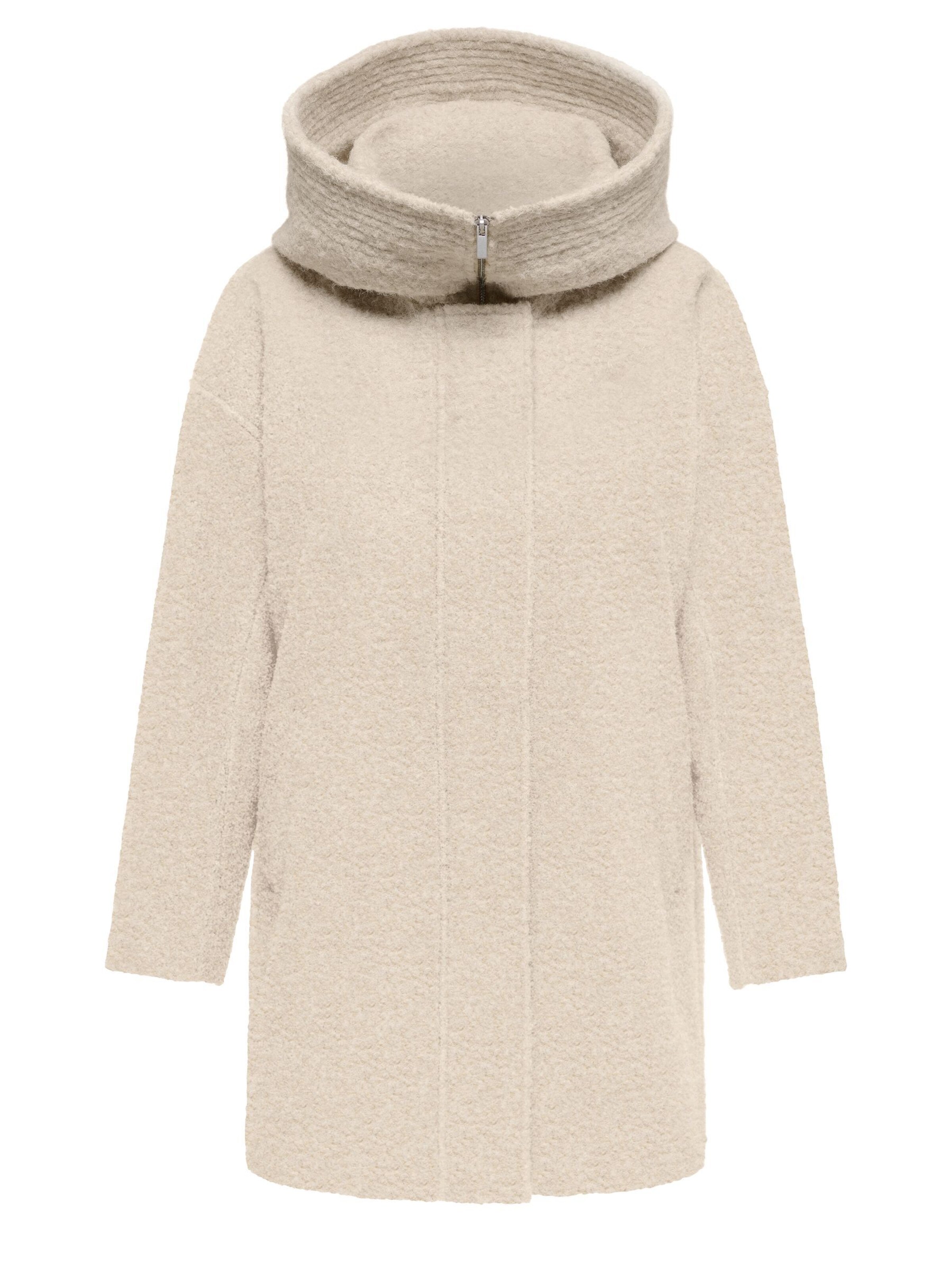Manteau mi-saison 'RENO' ONLY Carmakoma en beige : devant