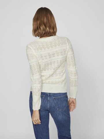 VILA Sweater 'EMINA' in White