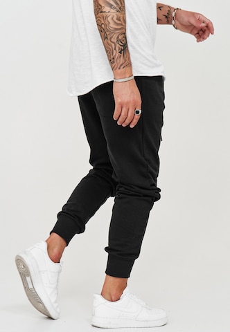 behype Slimfit Sweathose 'JOGGERY' in Schwarz