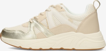 Baskets basses 'Carocel' POSH by Poelman en beige : devant