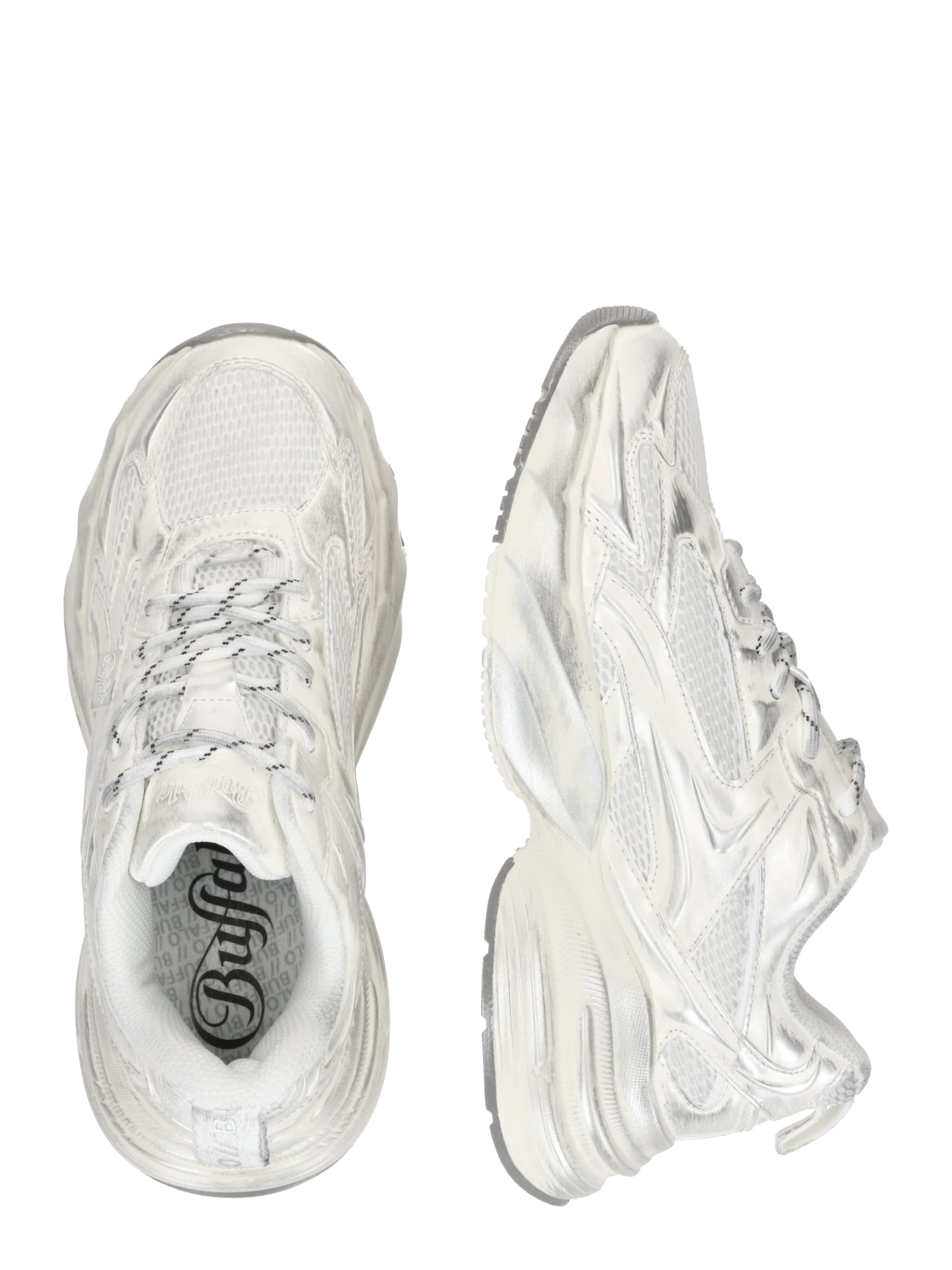 BUFFALO Σνίκερ χαμηλό 'GIANNA' σε λευκό