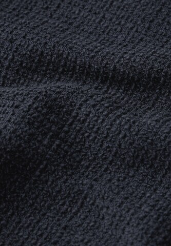 CECIL Bouclé-Hoodie in Blau