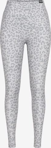Leggings ' Velvara ' Smilodox en gris : devant