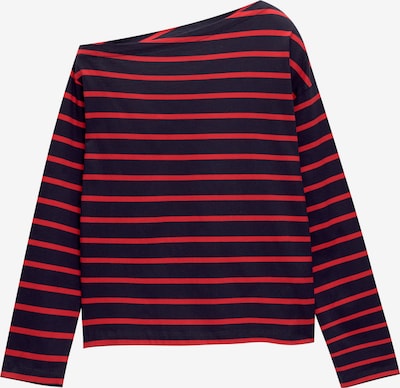 Pull&Bear Shirt in navy / rot, Produktansicht