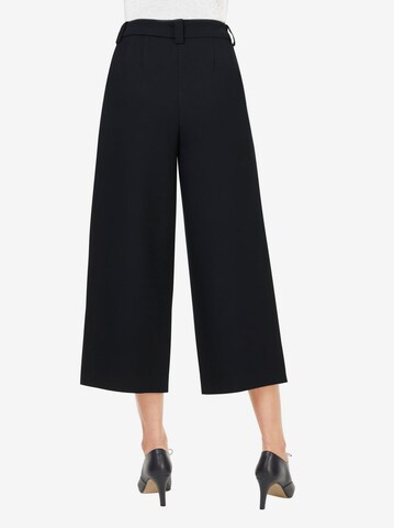 Wide Leg Pantalon à pince heine en bleu