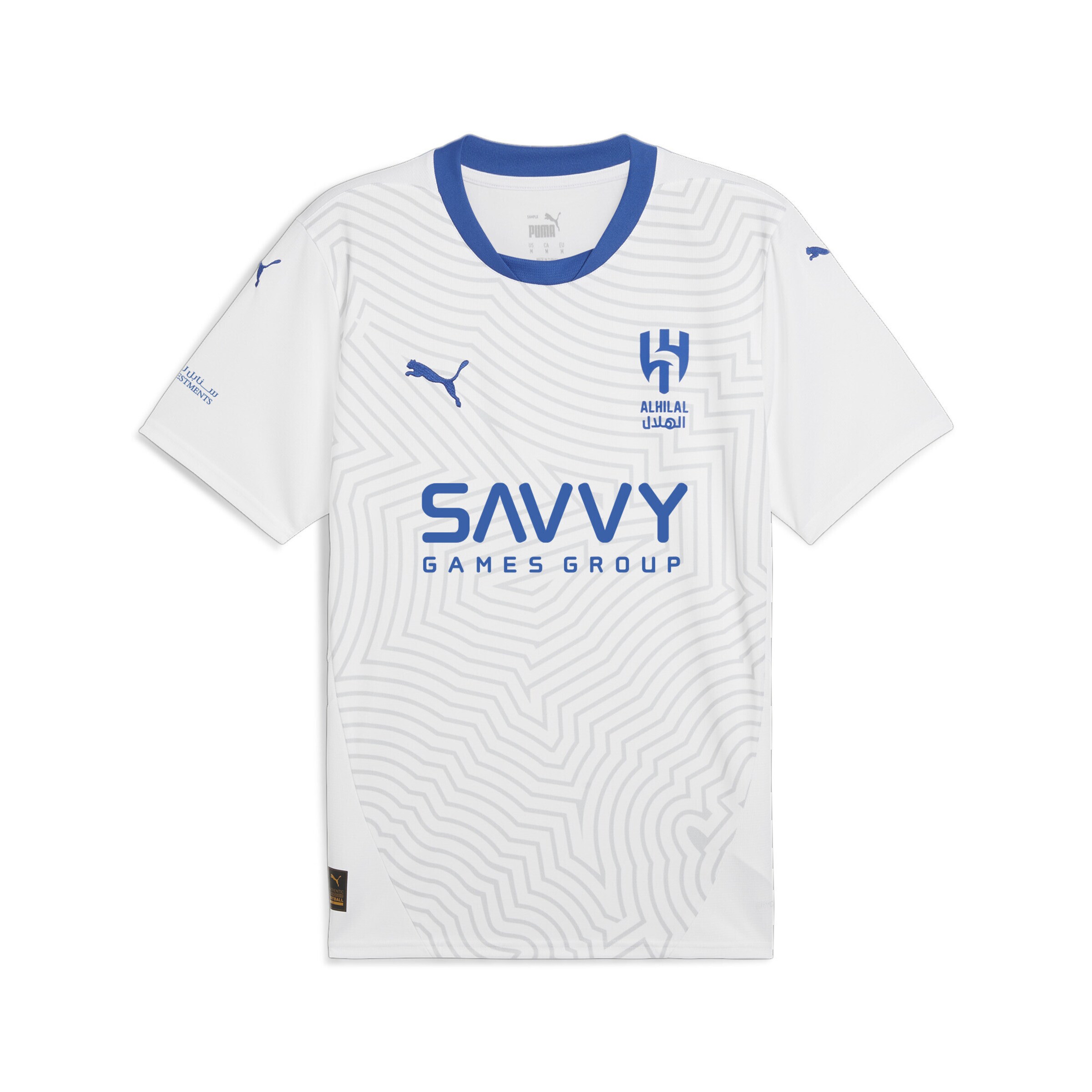 PUMA Trikot 'Al Hilal Saudi F.C. 24/25' in Weiß: Vorderseite