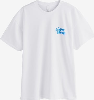 balta Next Pižaminiai marškinėliai: priekis