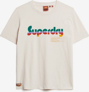 Superdry Shirt in Beige: predná strana