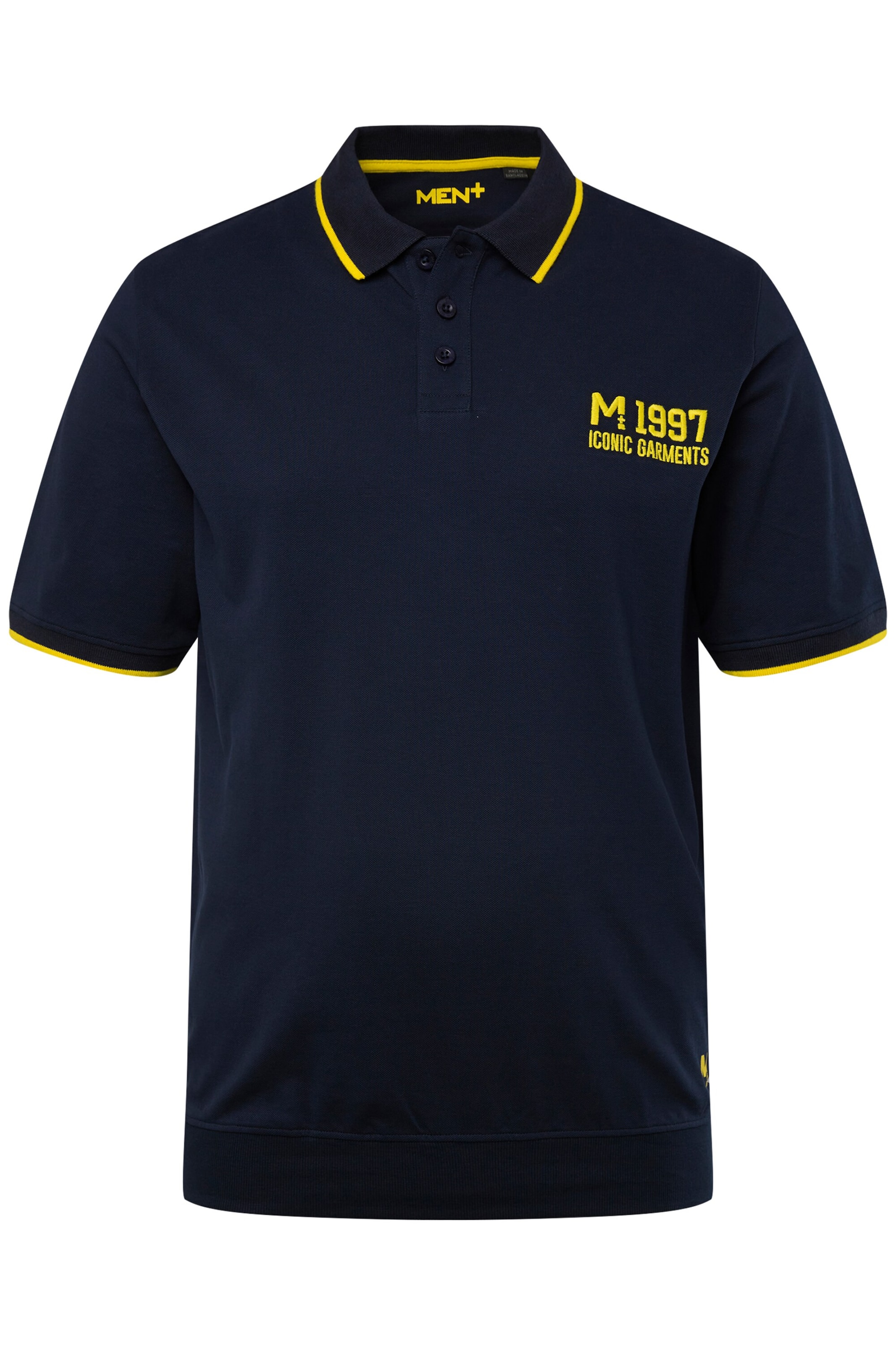 Men Plus Shirt in Blue: front