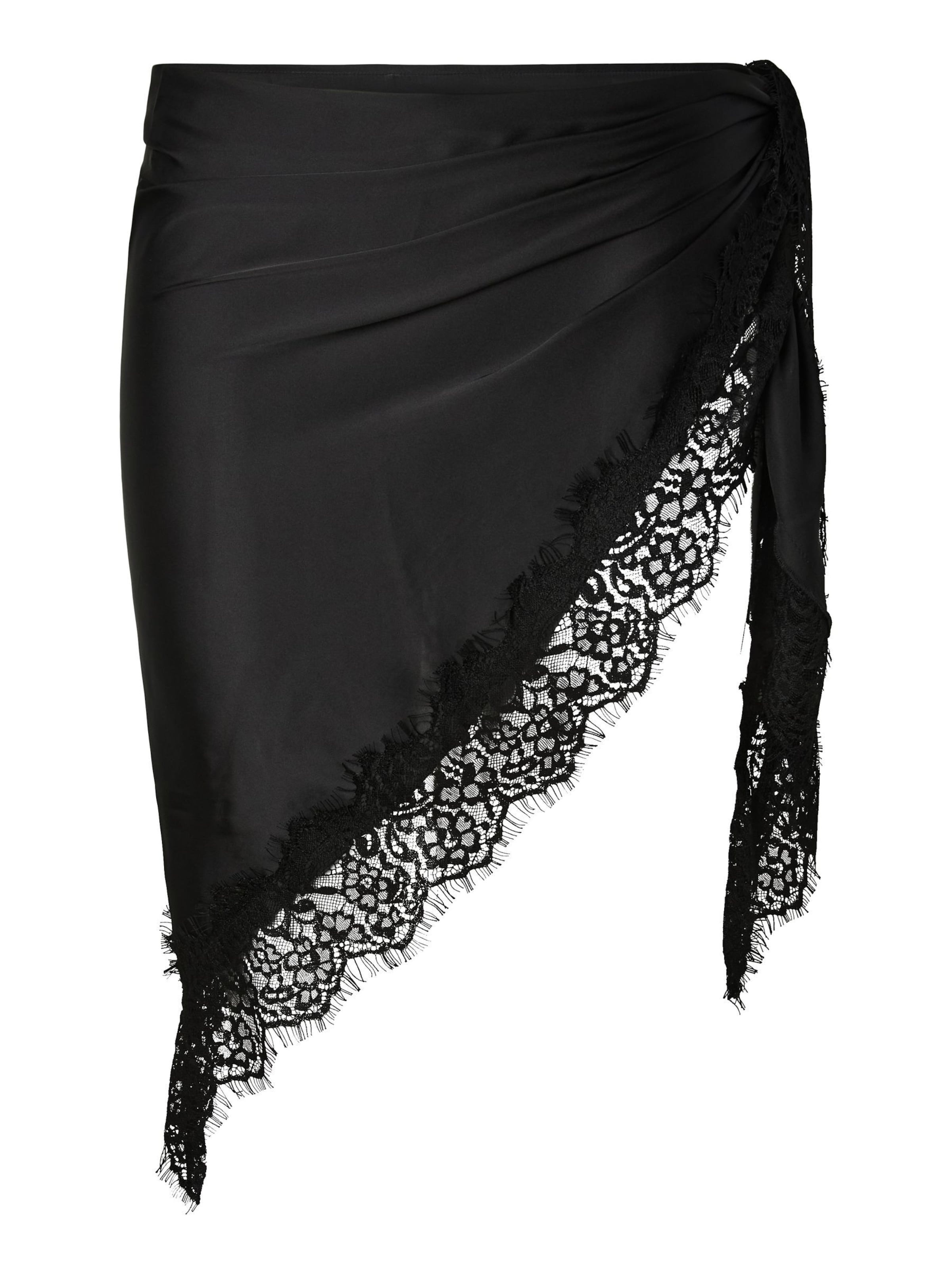 PIECES Doek 'OLGA' in Zwart: voorkant