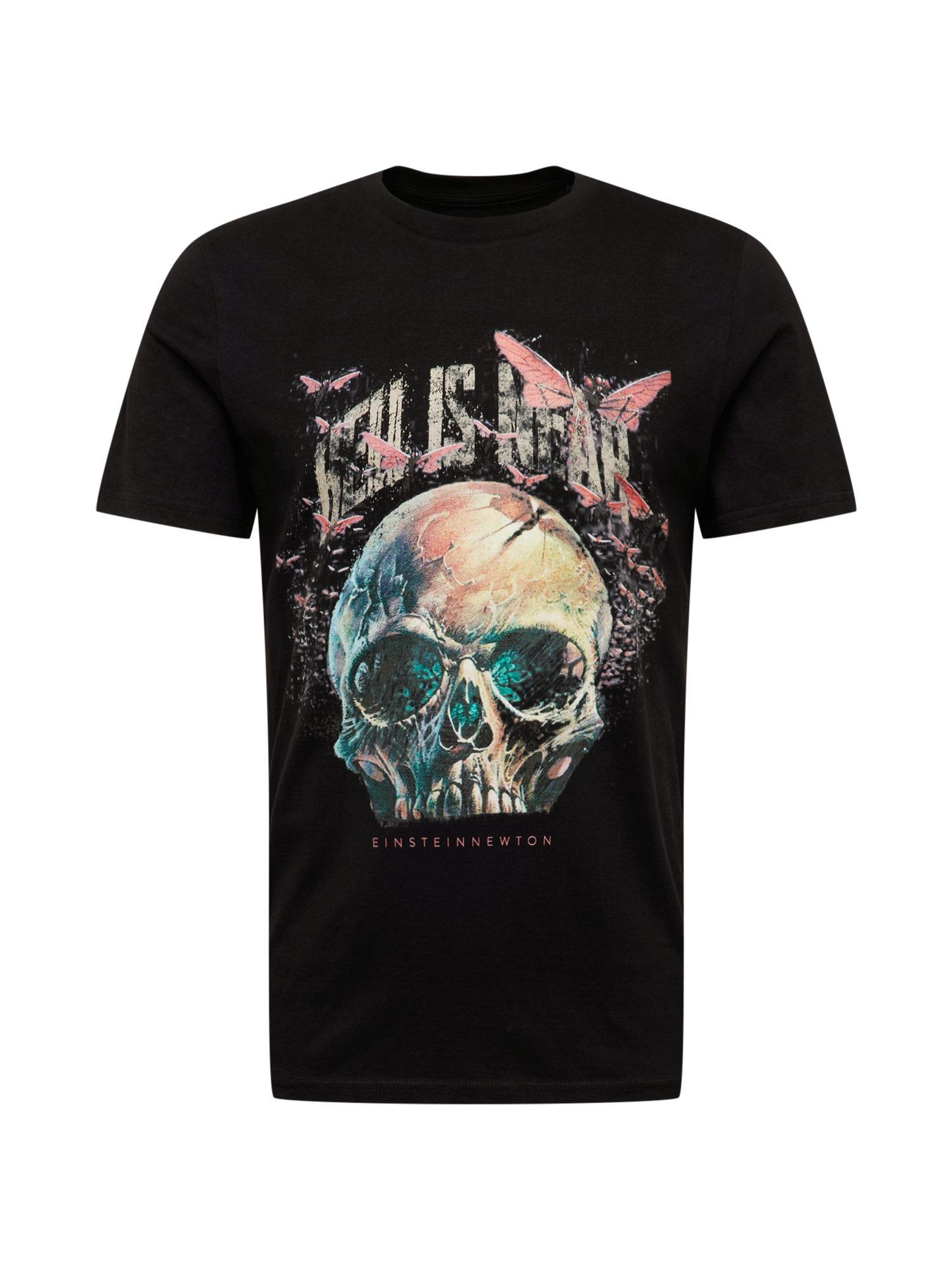 Koszulki Odzież EINSTEIN & NEWTON Koszulka Fly Skull w kolorze Czarnym 