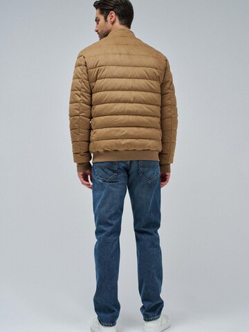 Salsa Jeans Winterjacke 'Suede' in Braun