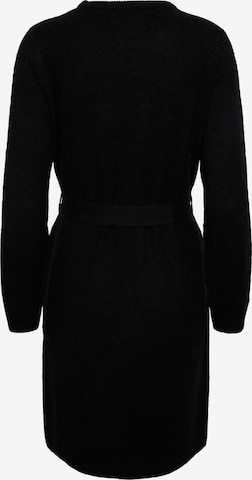 PIECES Knitted dress 'JULIANA' in Black