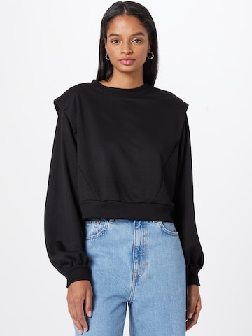 Urban Classics Sweatshirt in Black: front