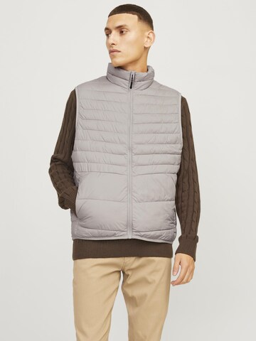 Gilet 'JJEState' JACK & JONES en gris : devant