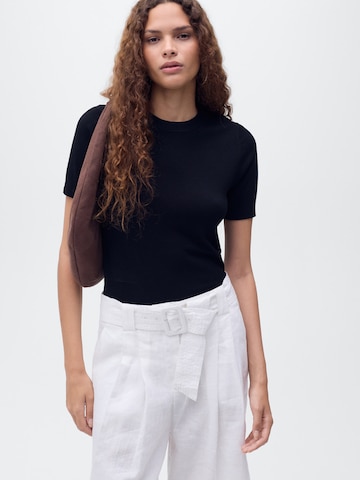 MANGO Pullover in Schwarz: Vorderseite
