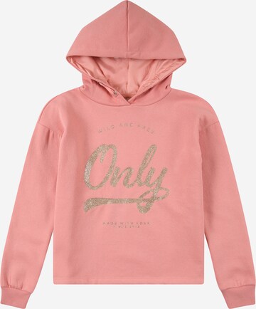 KIDS ONLY Sweatshirt 'Wendy' in Pink: predná strana