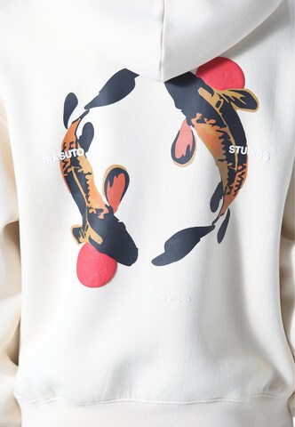 Felpa 'Koi' di Irasuto Studios in beige