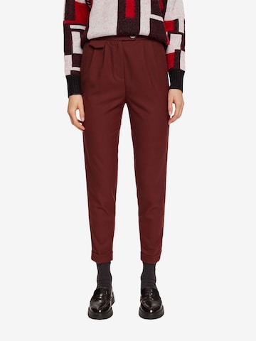 ESPRIT Tapered Pants in Red