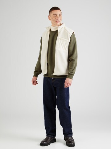 Tommy Jeans Sweatshirt 'LINEAR' in Groen