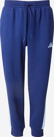 Tapered Pantaloni sportivi 'Ess' di ADIDAS SPORTSWEAR in blu: frontale