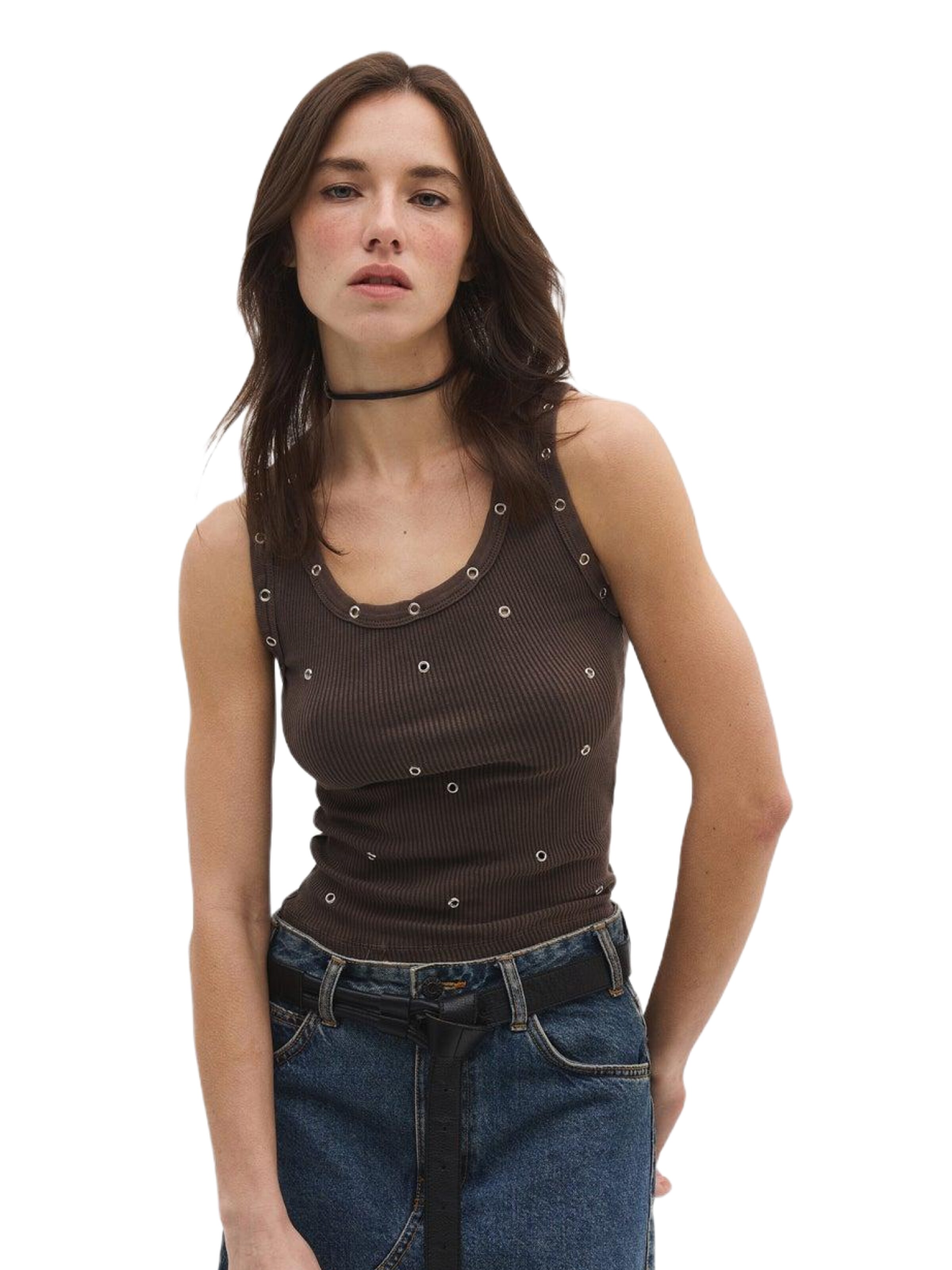 Haut No Matter What en marron : devant