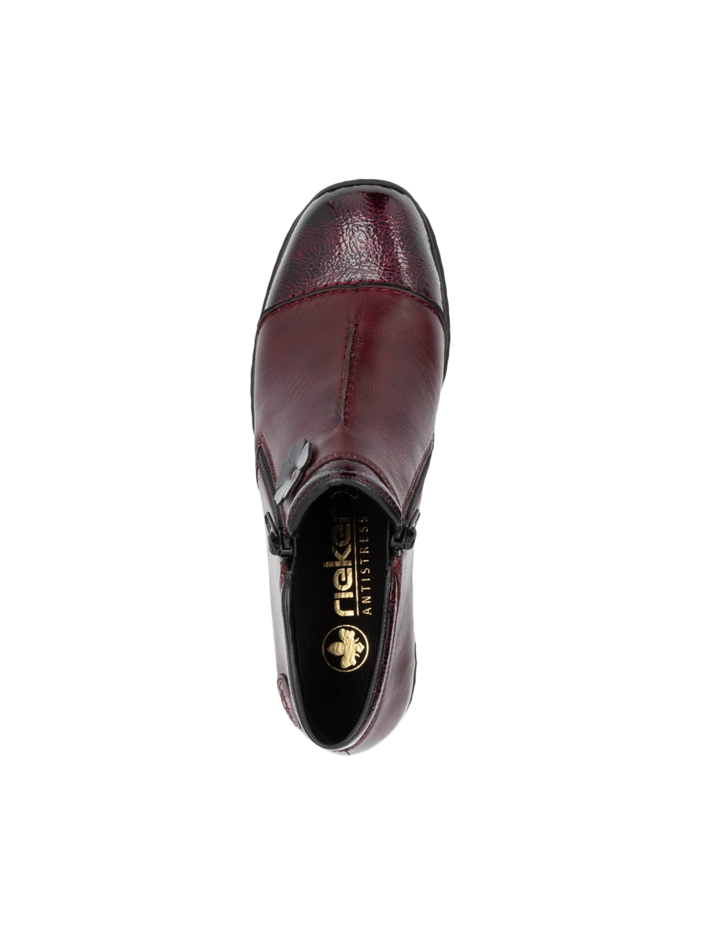 Bottines Rieker en rouge