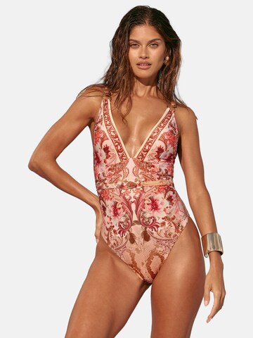 Lipsy Ujumistrikoo, värv roosa: eest vaates