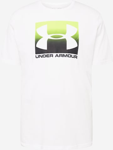 T-Shirt fonctionnel UNDER ARMOUR en blanc : devant