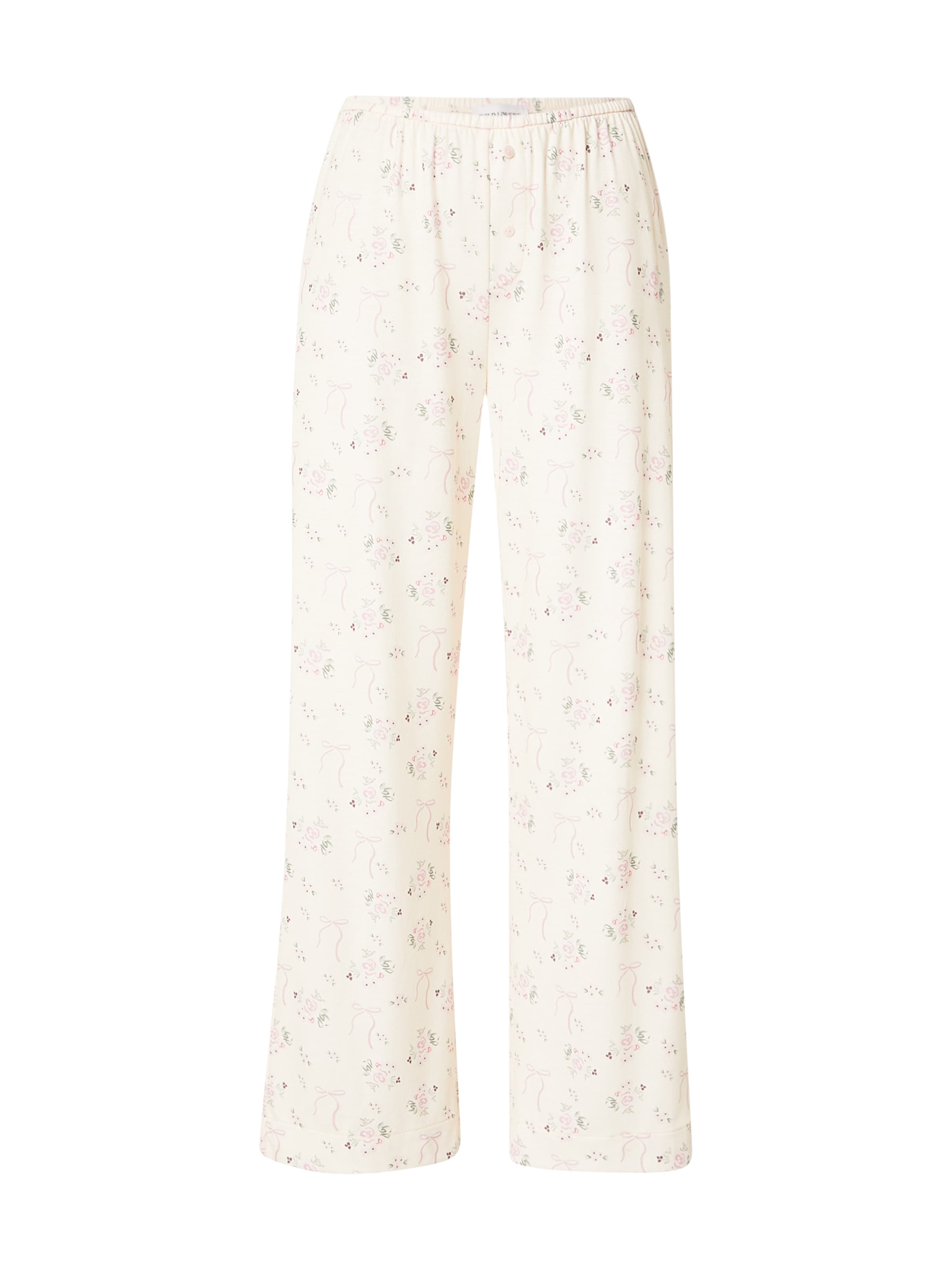 Pantalon de pyjama 'CELESTE' WILD LOVERS en blanc : devant