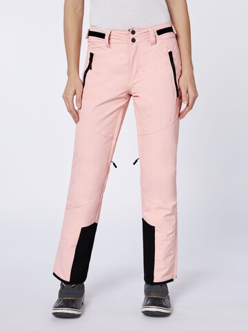 CHIEMSEE Regular Outdoor Pants in Pink