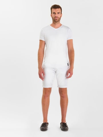 Regular Pantalon Le Temps Des Cerises en blanc