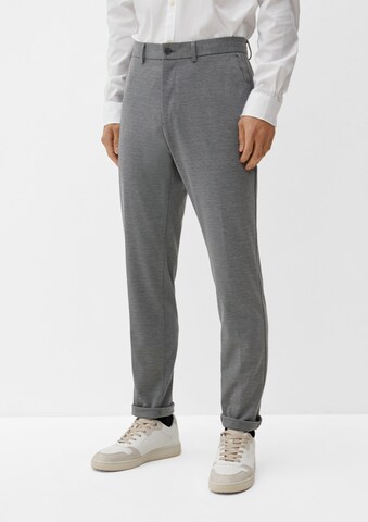 s.Oliver BLACK LABEL Regular Hose in Grau: Vorderseite