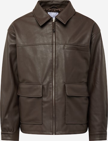 TOPMAN Between-Season Jacket in Brown: front