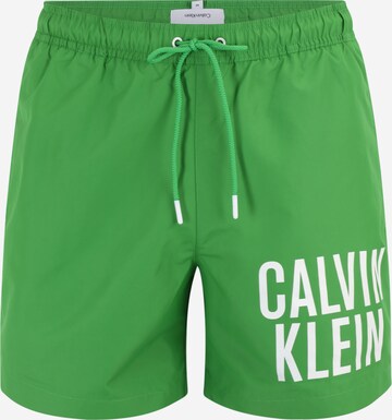 Calvin Klein Swimwear Uimashortsit värissä vihreä: edessä