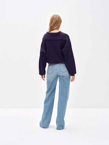 ABOUT YOU x Toni Garrn Sweater 'Carmen' in Blue