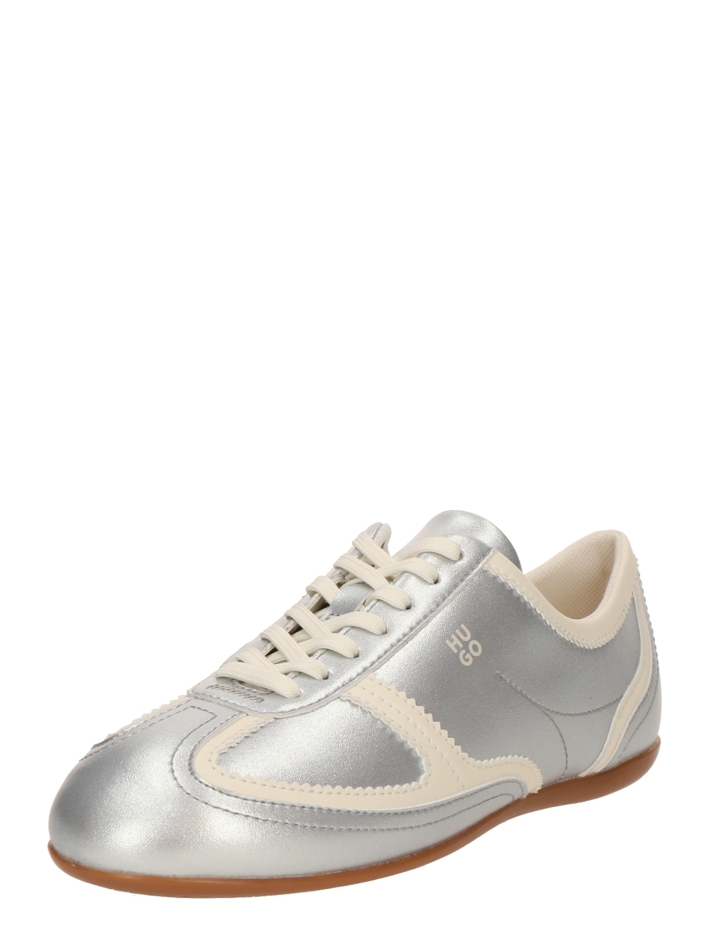 HUGO - Zapatillas deportivas bajas 'Mystie' en plata: frente