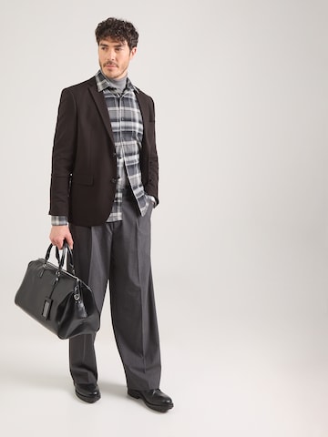 LERROS Regular fit Button Up Shirt in Black