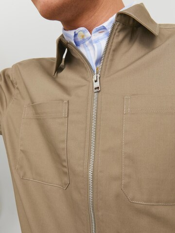 JACK & JONES Prehodna jakna | rjava barva