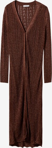 Cardigan 'vesubio' MANGO en marron : devant