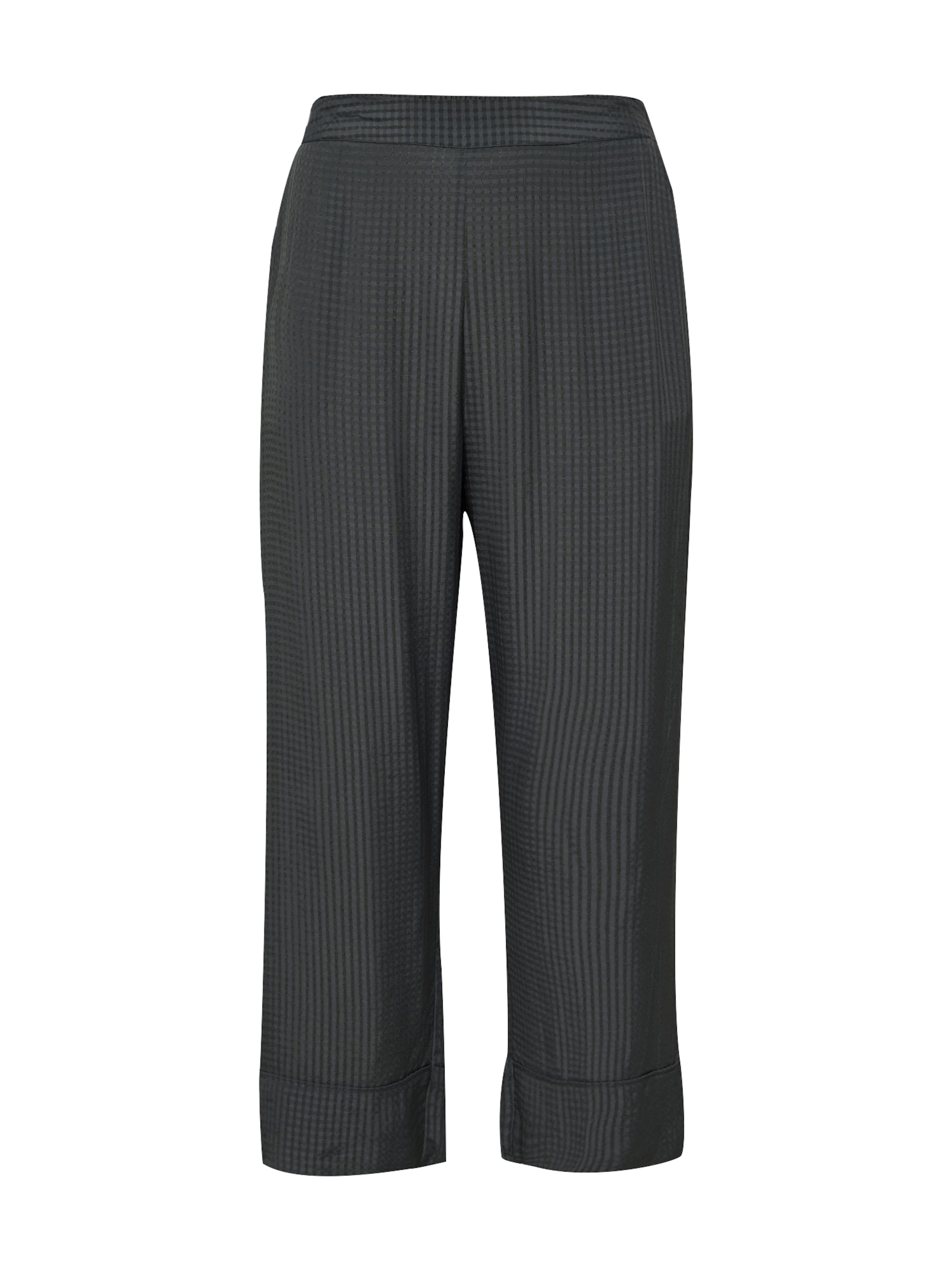 Guido Maria Kretschmer Curvy Wide Leg Hose 'Mira' in Schwarz: Vorderseite