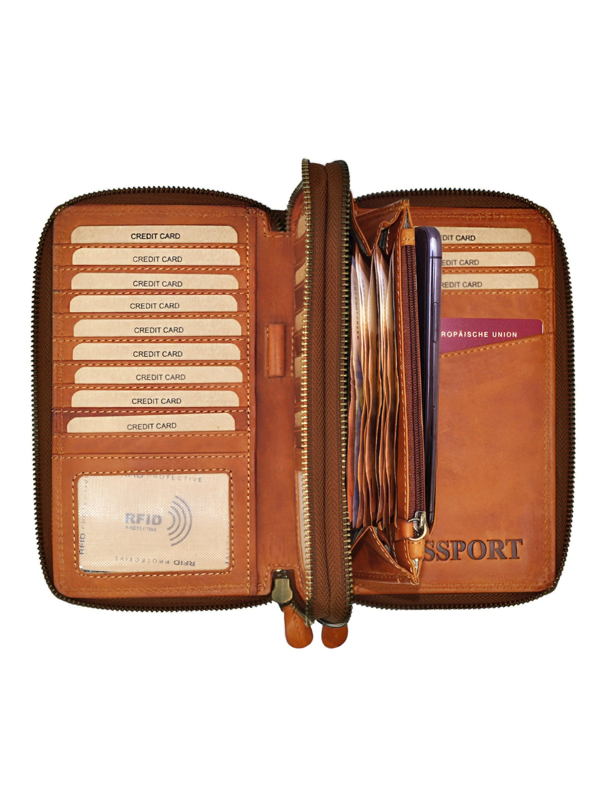 Benthill Wallet 'Benthill' in Brown: front